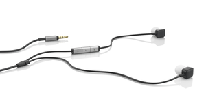 HARKAR NI - Black - In-Ear Headphones for iPhone - Front